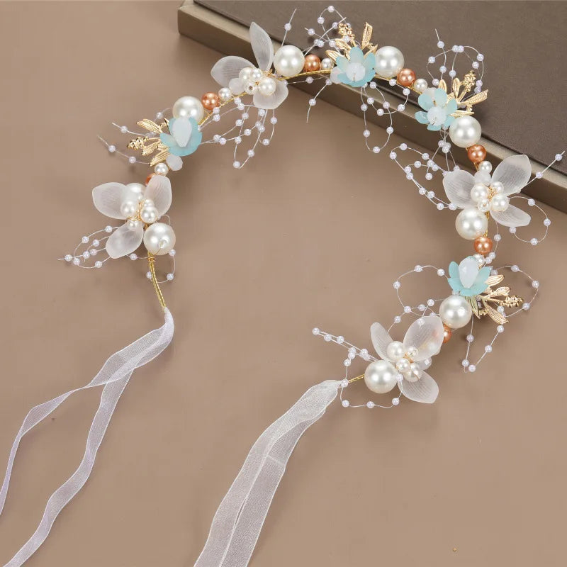 Elegant Girls' Headbands - Perfect for Confirmation, Baptism, Flower Girls, Bridesmaids - A Timeless Headdress of Sophisticated Beauty"