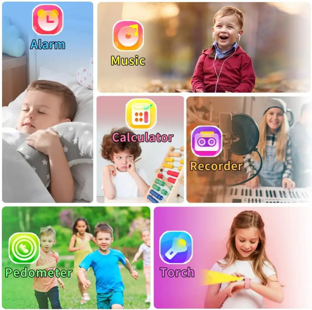 Unlock Fun: Hot Kids Smart Watches with 16 Games, Camera, Music & More!