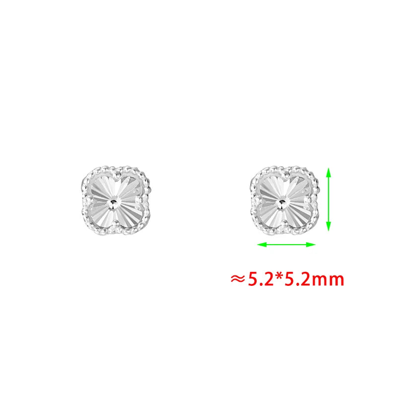 925 Sterling Silver Screw-Back Mini Stud Earrings – Minimalist Cute Fine Jewellery for Kids | Luxury Hypoallergenic Accessories