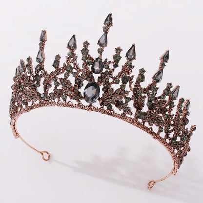 Baroque Retro Crystal Tiaras - Pageant, Prom, and Special Occasion Headband for Unparalleled Elegance!