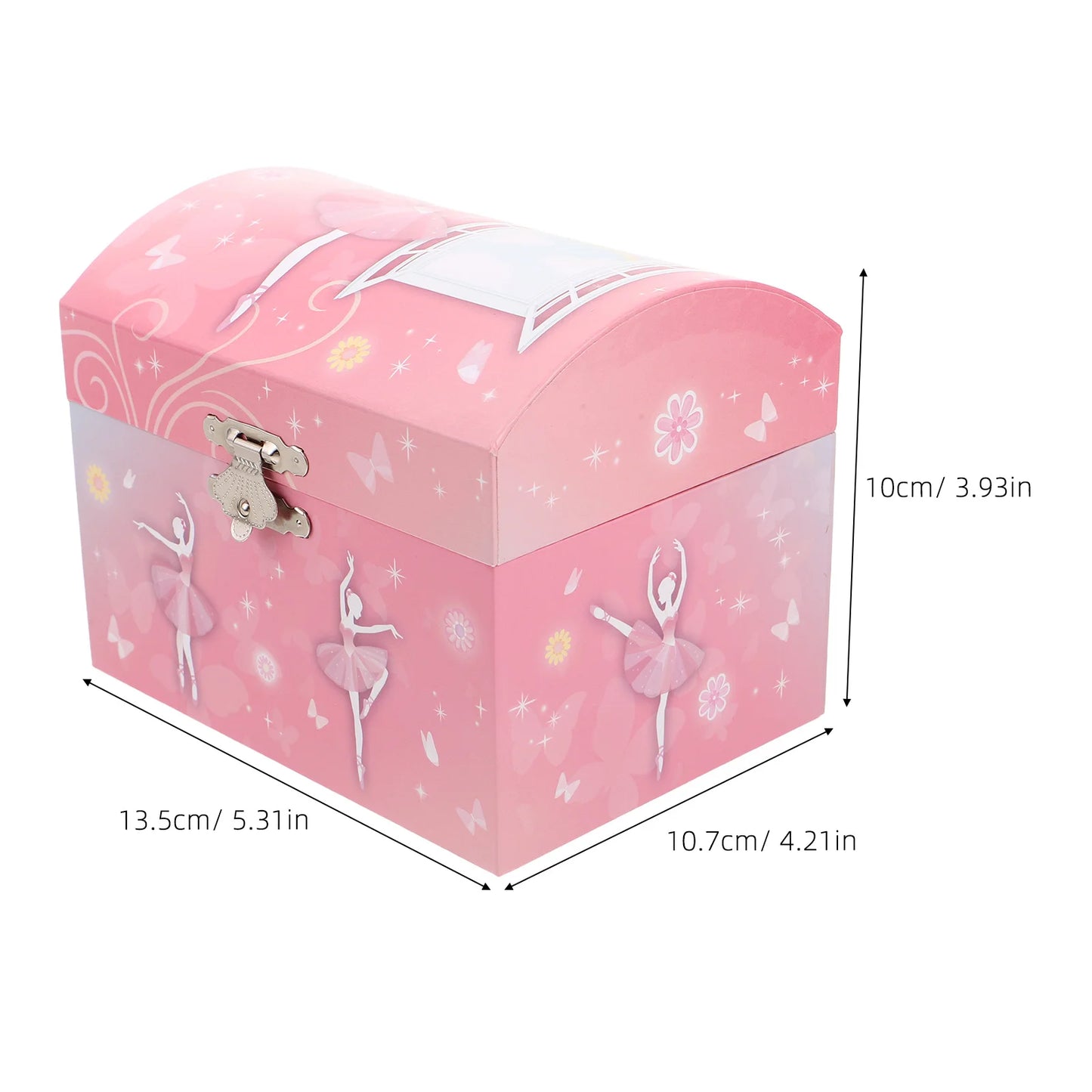 Twirling Ballerina Musical Jewellery Box for Girls – Spacious Storage with Mirror & Enchanting Melody | Christmas & Birthday Gift!