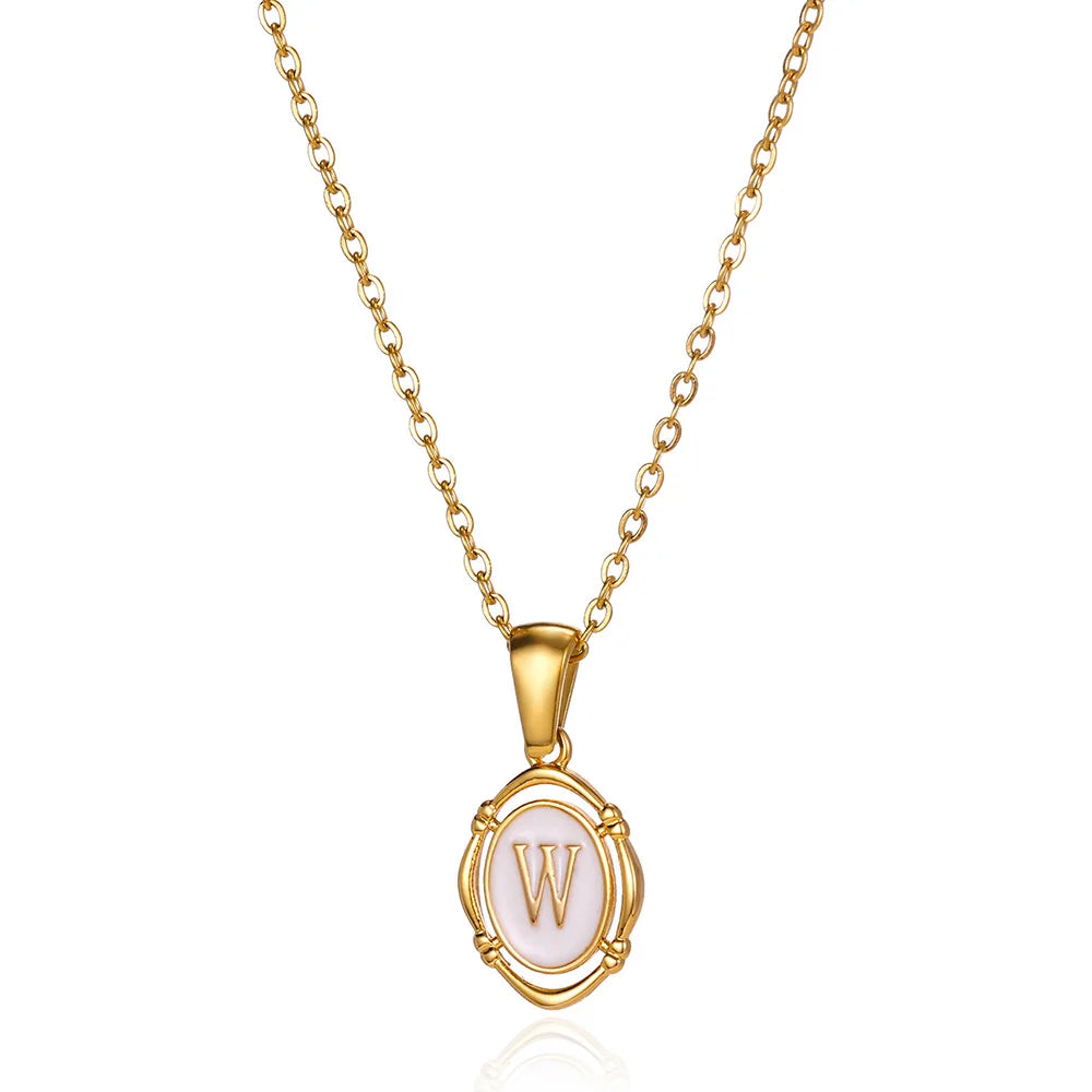 A-Z Initial Letter Necklace for Girls & Boys | Alphabet Name-Style Jewellery Birthday Gift!