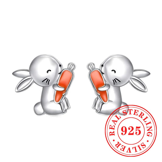 925 Sterling Silver Stud Earrings for Women – Fine Jewelry, Lightweight 2.4g | Elegant Everyday Sparkle