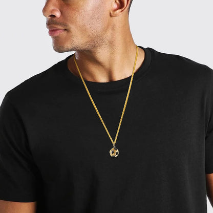 3D Football Pendant Necklaces! Perfect Gift for Sports Lovers, Boys, and Girls!