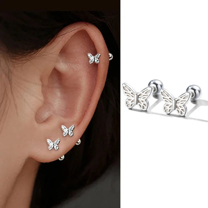 🦋 Cute Butterfly Stud Earrings for Girls. Elegant Jewellery Accessories | Dainty Gifts for Kids & Teens!