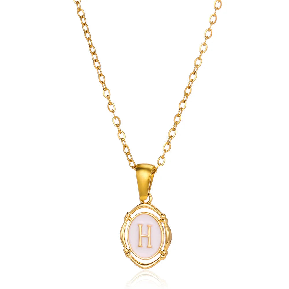 A-Z Initial Letter Necklace for Girls & Boys | Alphabet Name-Style Jewellery Birthday Gift!