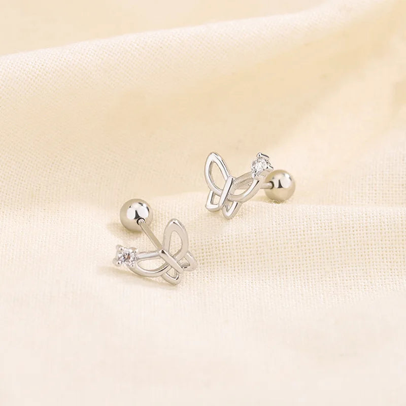 🦋 Cute Butterfly Stud Earrings for Girls. Elegant Jewellery Accessories | Dainty Gifts for Kids & Teens!