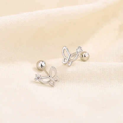 🦋 Cute Butterfly Stud Earrings for Girls. Elegant Jewellery Accessories | Dainty Gifts for Kids & Teens!