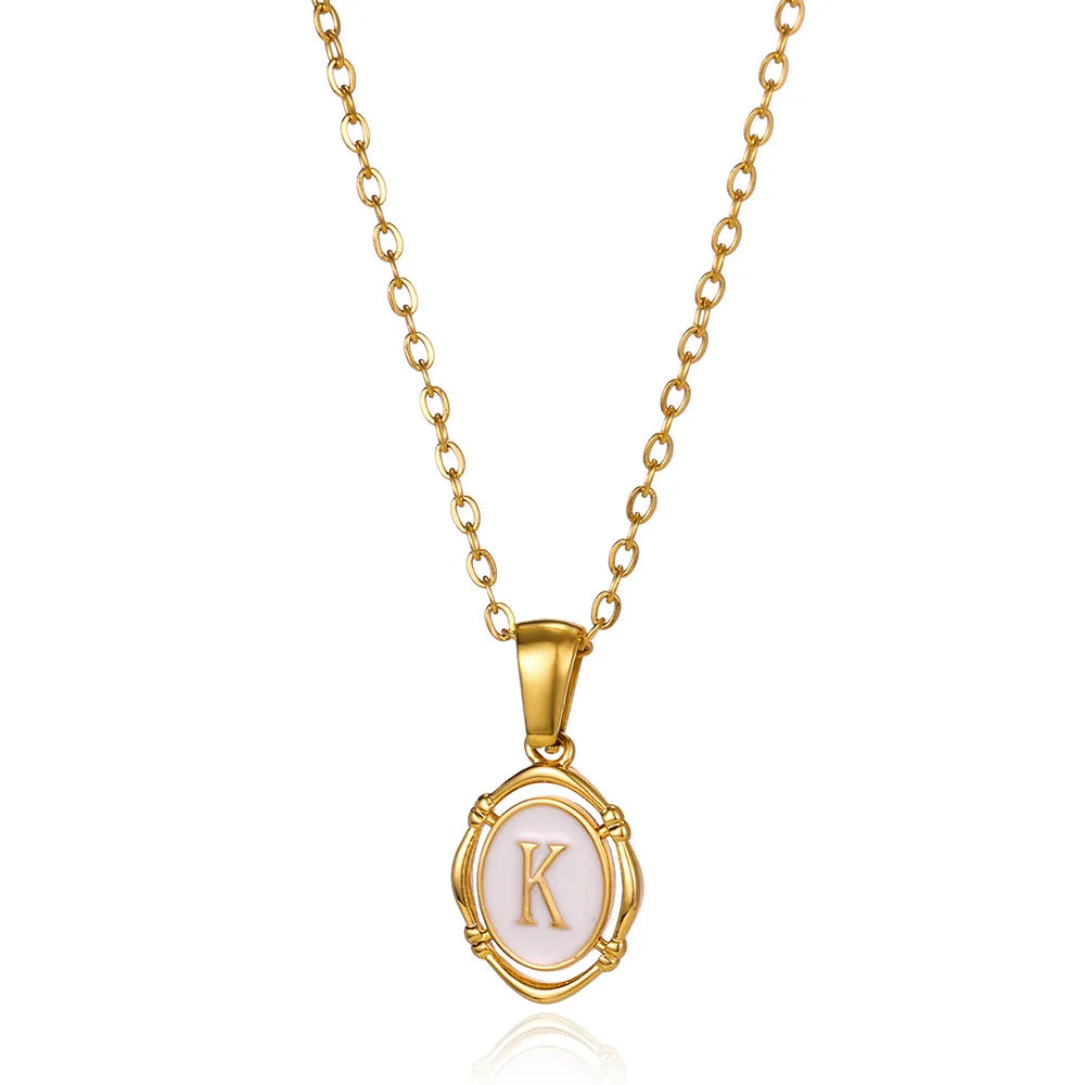 A-Z Initial Letter Necklace for Girls & Boys | Alphabet Name-Style Jewellery Birthday Gift!
