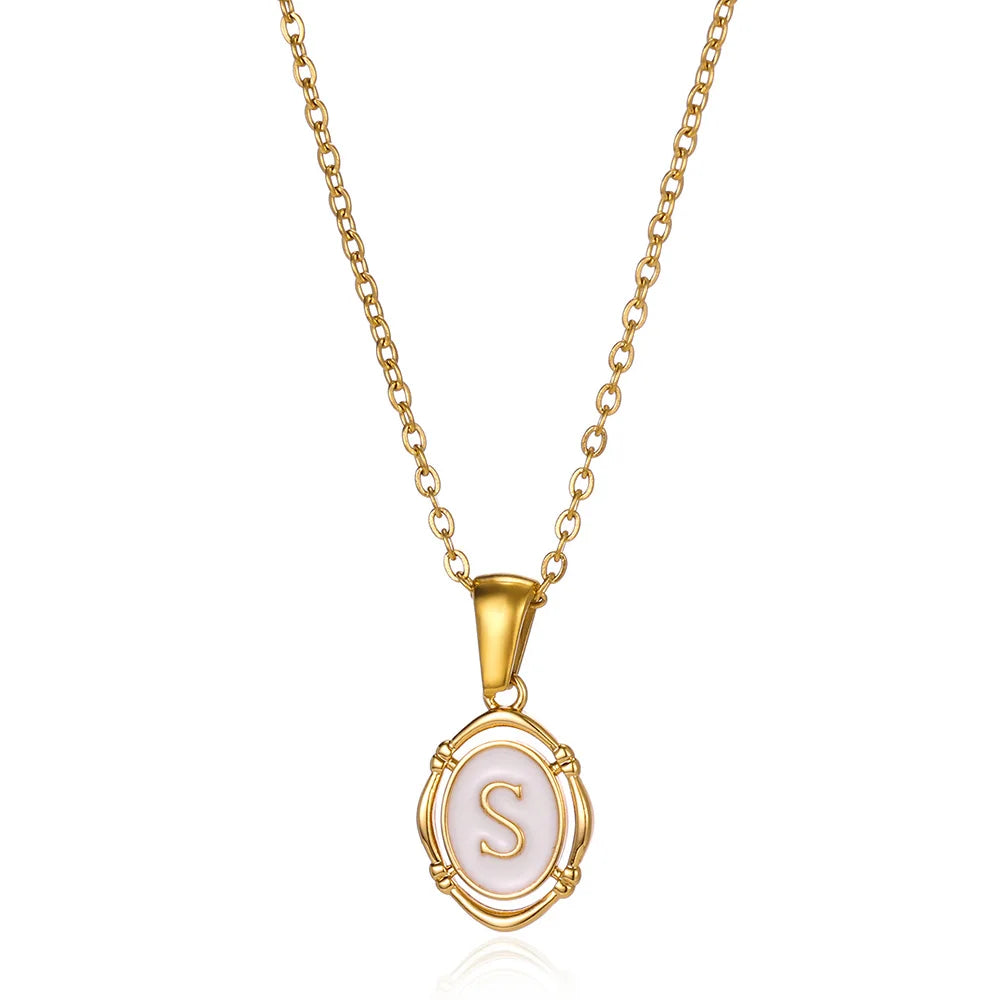 A-Z Initial Letter Necklace for Girls & Boys | Alphabet Name-Style Jewellery Birthday Gift!