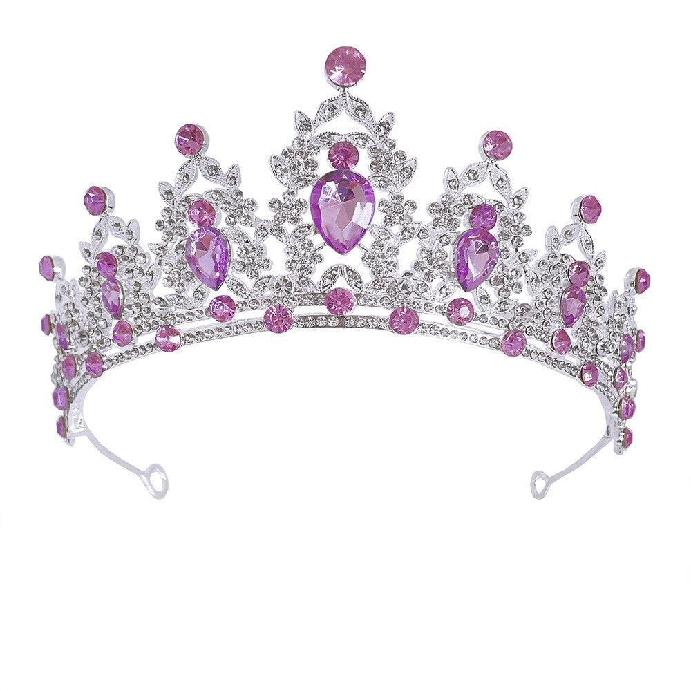 Dazzling Elegance: Crystal Tiara Diadem - Unforgettable Headpieces and Head Jewelry! - Kids Jewellery Shop