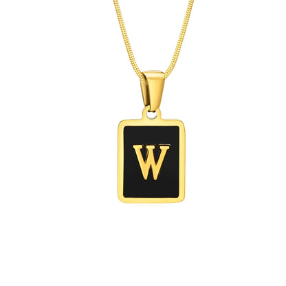 Personalised Stainless Steel Initial Letter Necklace | Unisex Alphabet Pendant | Birthday & Special Occasion Gift!