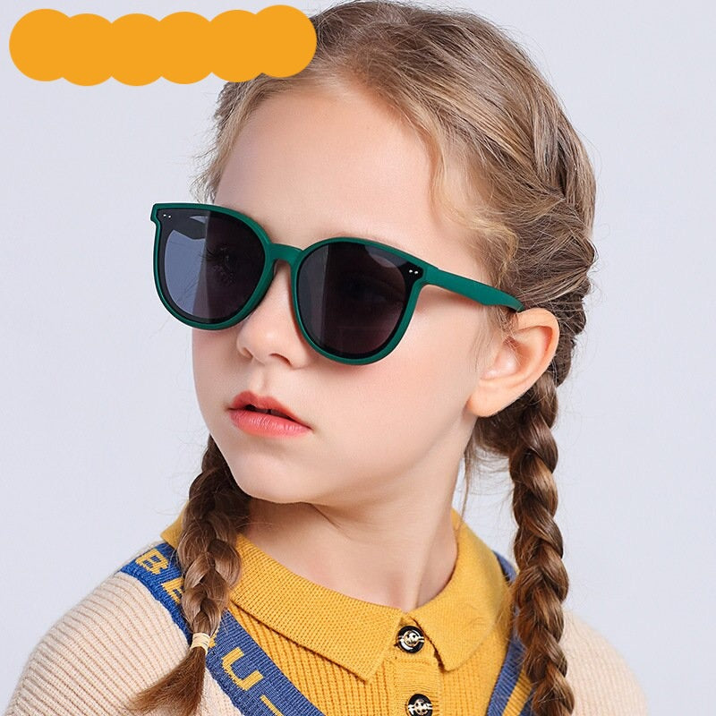 ShadeMasters: Kids Polarized Sunglasses - Stylish Cat Eye Design Eyewear for Boys and Girls with UV400 Protection, Ideal for Ages 3-12!