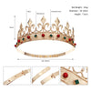Embrace Regal Splendor: Royal King & Queen Metal Crowns and Tiaras for Unforgettable Moments!