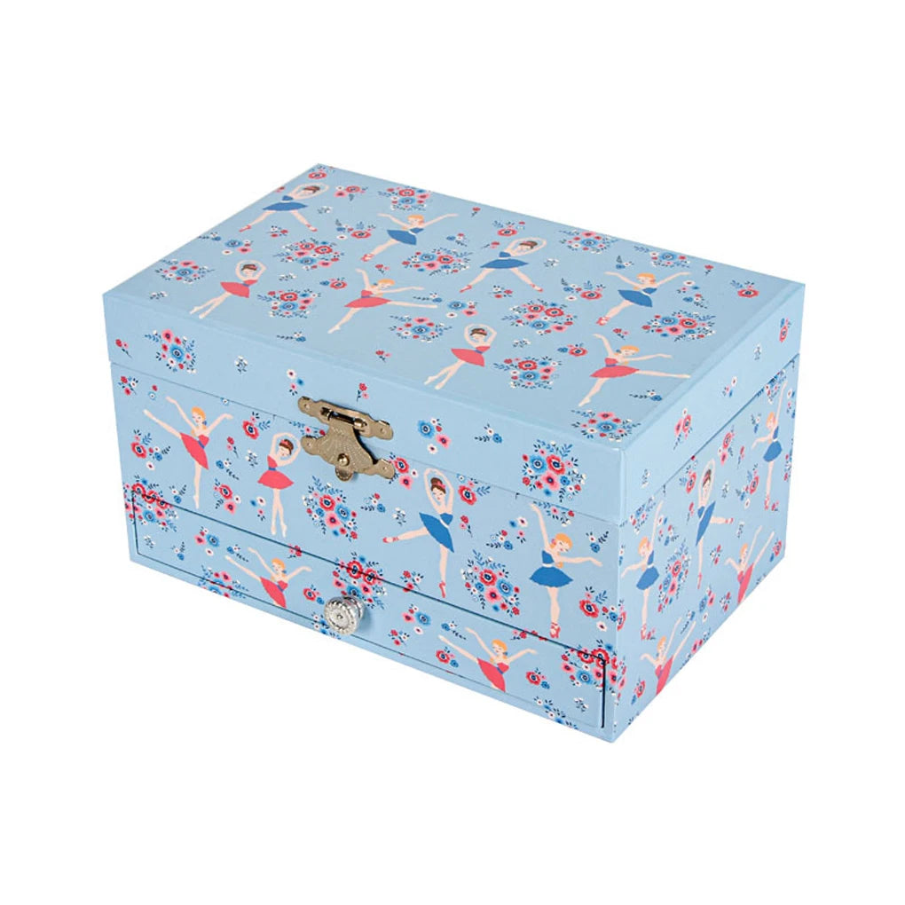 🩰 Ballet Girl Music Box. Jewellery Storage Box with Built-In Mirror & Pull-Out Drawer | Perfect Birthday & Christmas Gift for Girls!