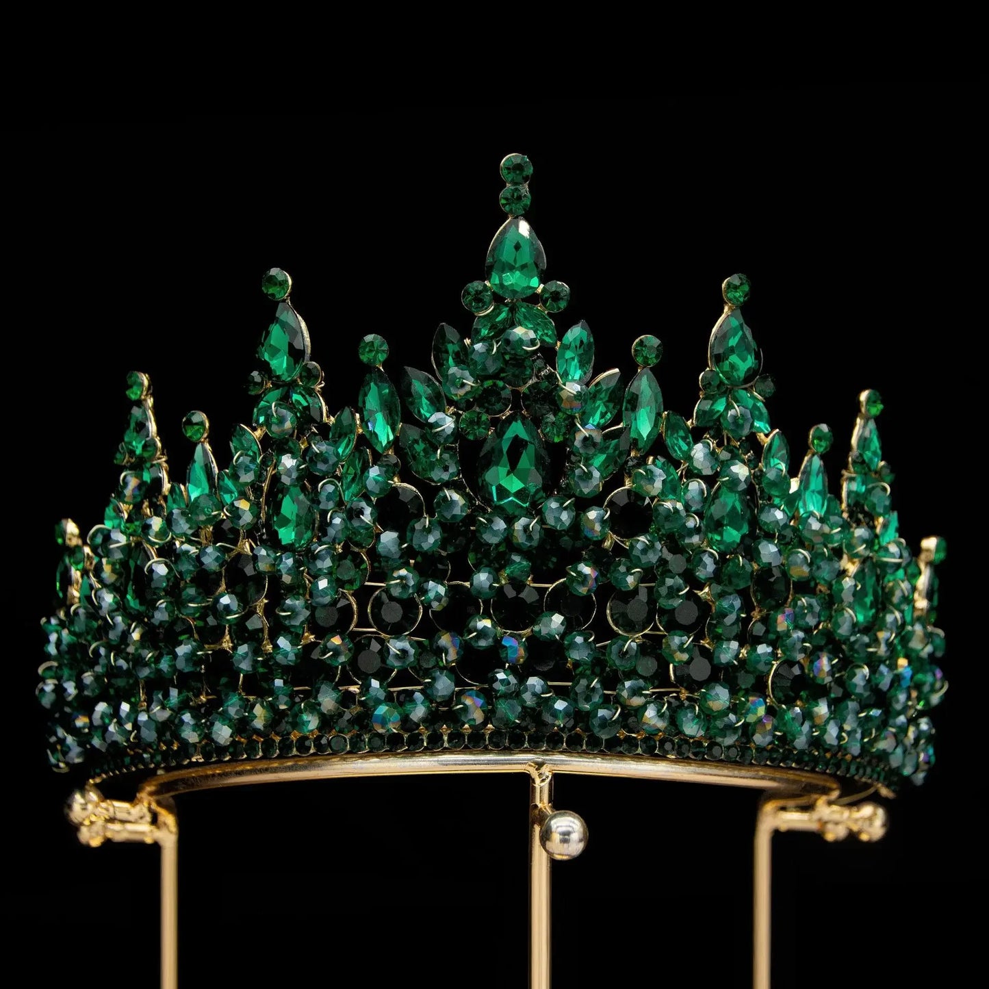 Baroque Opulence: Luxury Crystal Tiaras Pageant Diadems - Headbands that Redefine Elegance in Hair Accessories!