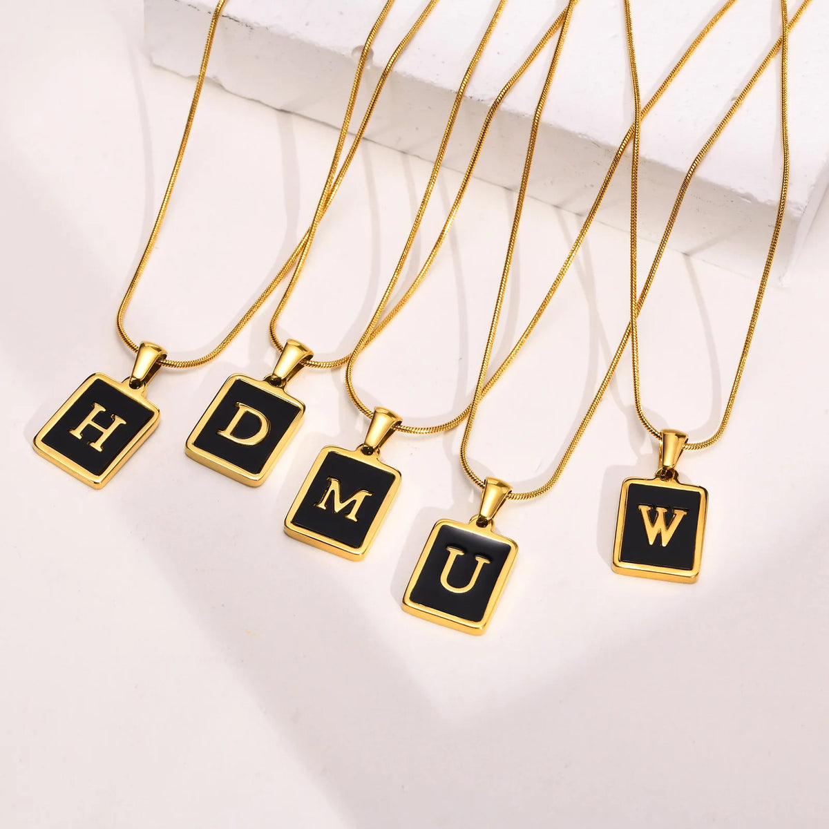 Personalised Stainless Steel Initial Letter Necklace | Unisex Alphabet Pendant | Birthday & Special Occasion Gift!