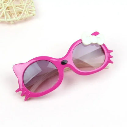 Girls’ Cat Eye UV400 Sunglasses – Cute Cat-Shaped Summer Eyewear for Kids | Outdoor Sun Protection Shades for Girls!