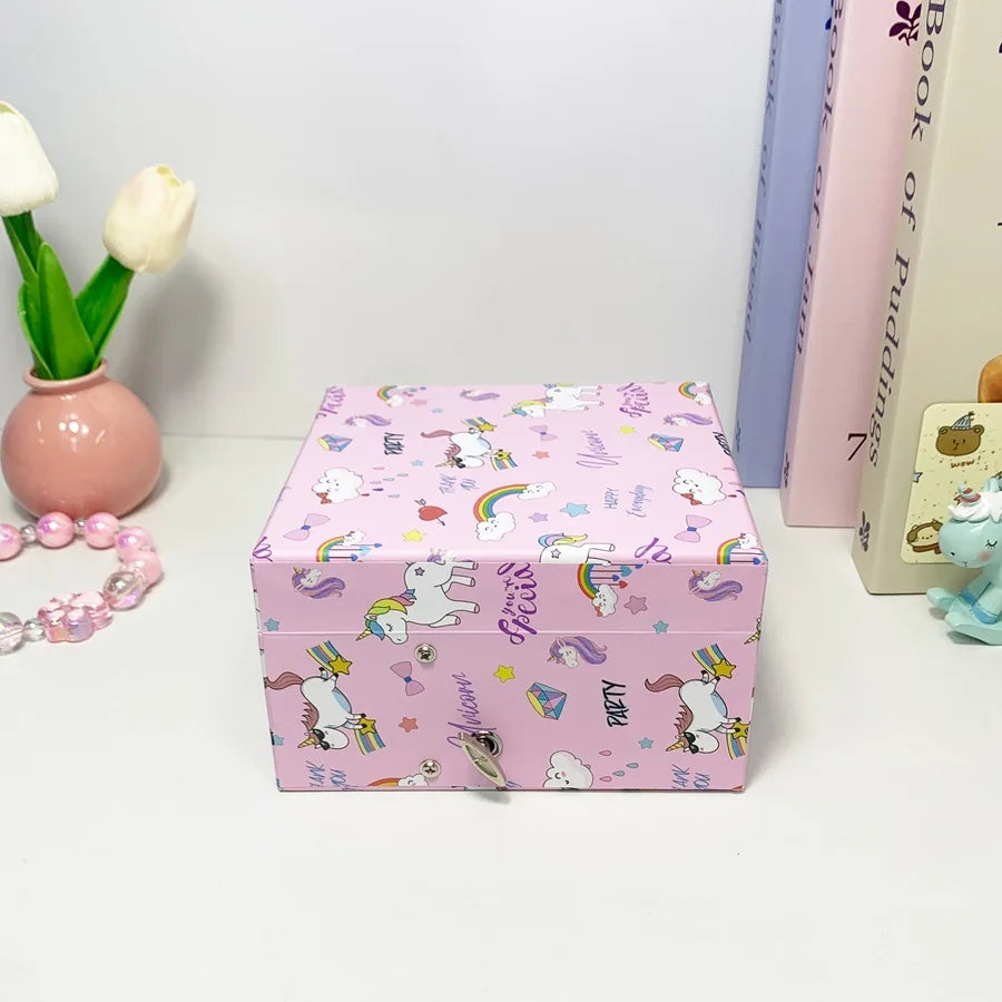 Rotating Pony Jewellery Storage Box for Rings, Necklaces, Bracelets & Accessories | Perfect Birthday Gift for Girls!