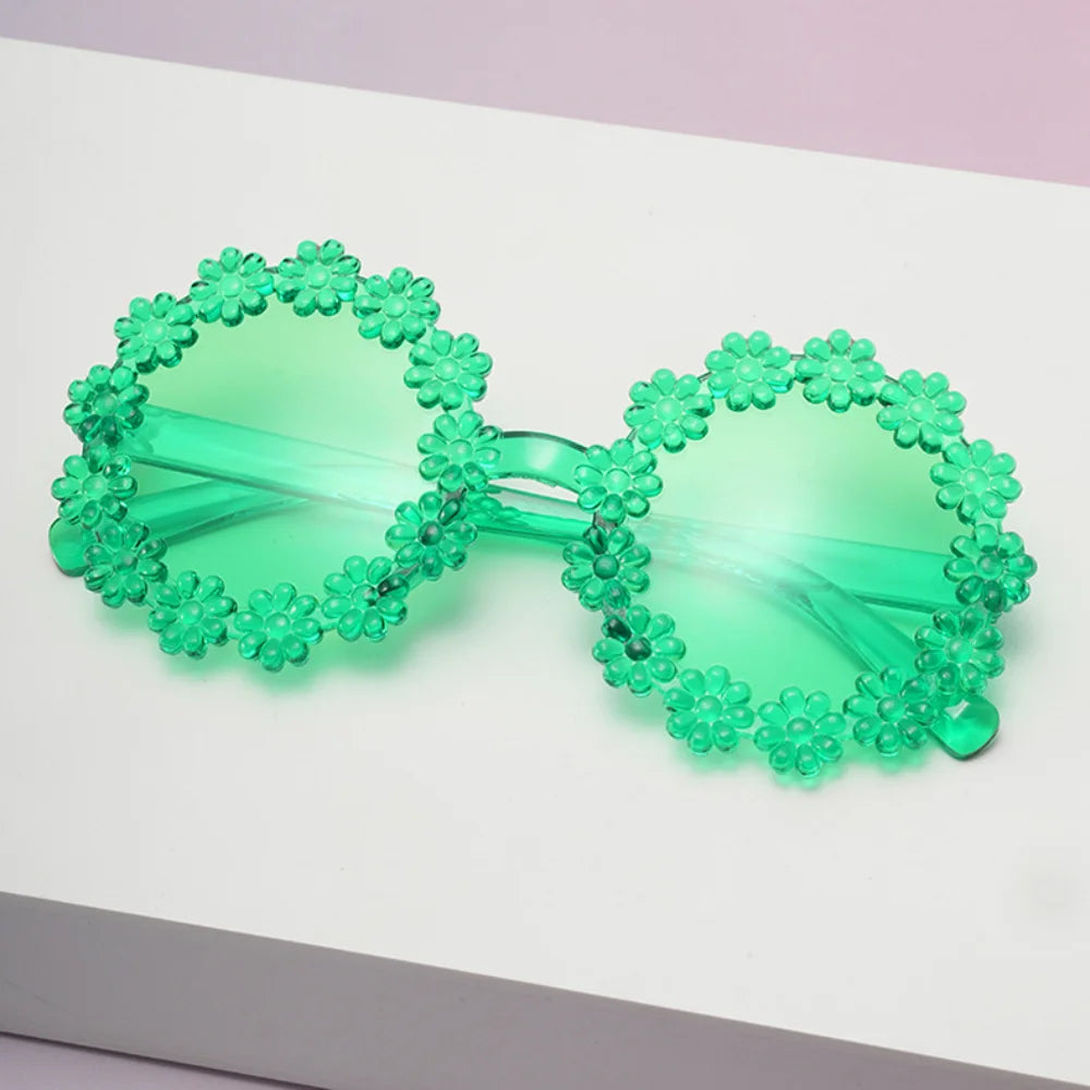UV400 Petal Sunglasses for Kids – Comfortable Baby & Toddler Protective Eyewear, Cute Round Frame Outdoor Shades!