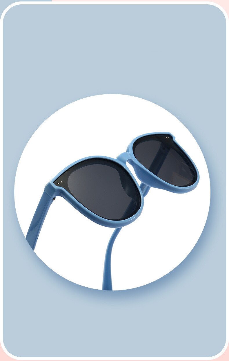 Glimmering Eyes: Kids Polarized Cat Eye Sunglasses with UV400 Protection