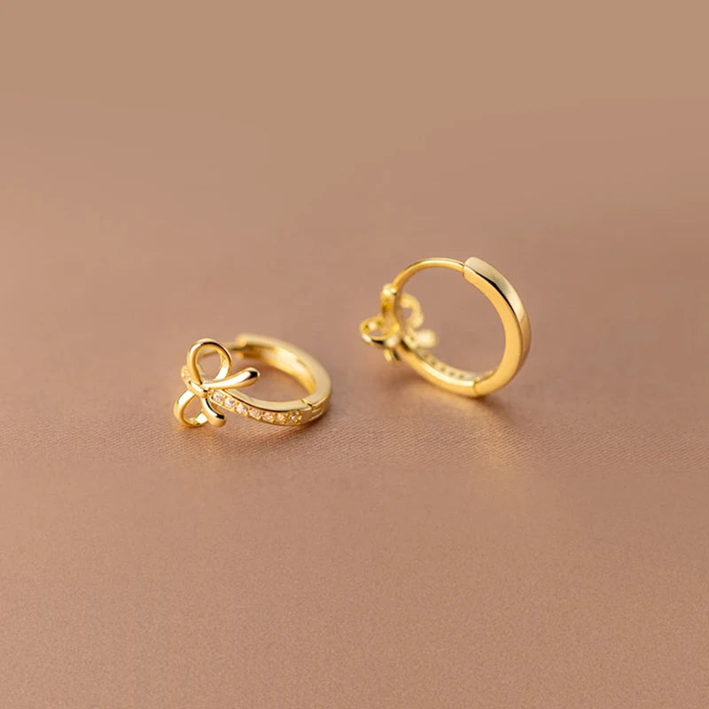 Charm Personified: Bow Tie Hoop Earrings for Girls, Teens, and Women! - Kids Jewellery Shop