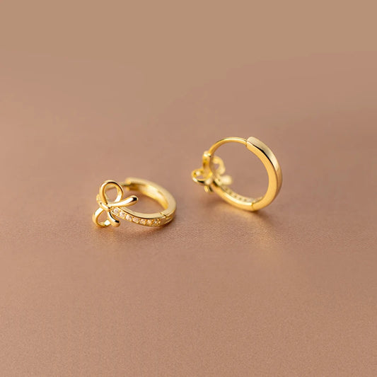 Charm Personified: Bow Tie Hoop Earrings for Girls, Teens, and Women! - Kids Jewellery Shop