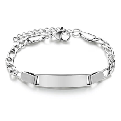Custom Stainless Steel Baby Name ID Bracelet: The Perfect Personalized Gift!