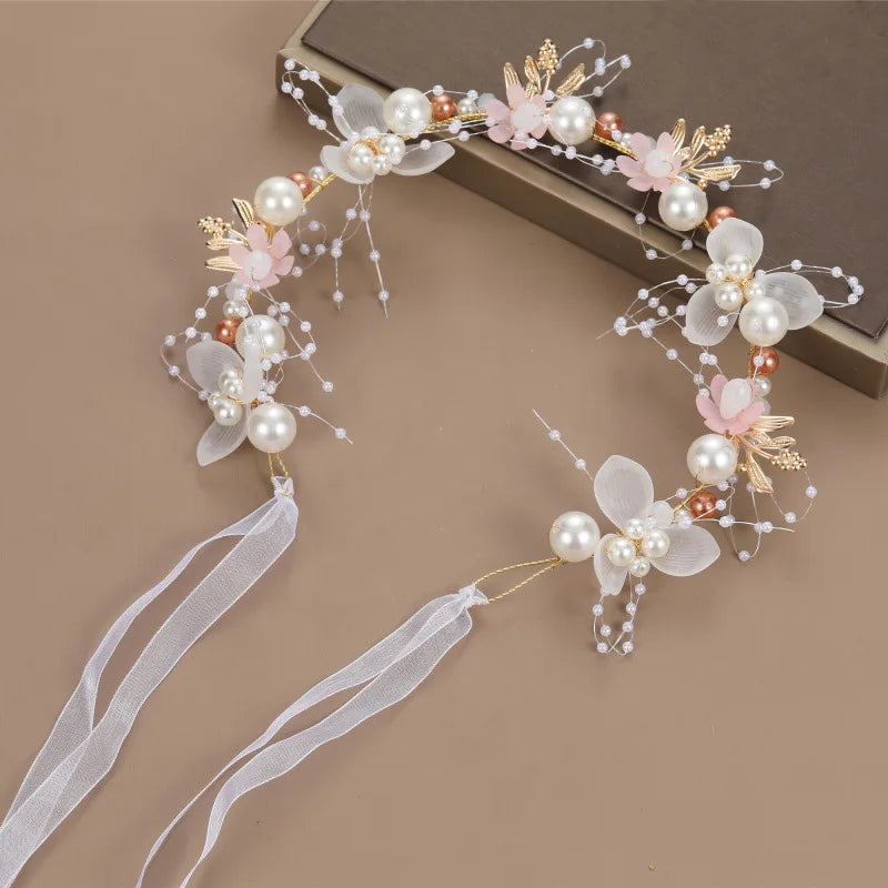 Elegant Girls' Headbands - Perfect for Confirmation, Baptism, Flower Girls, Bridesmaids - A Timeless Headdress of Sophisticated Beauty"