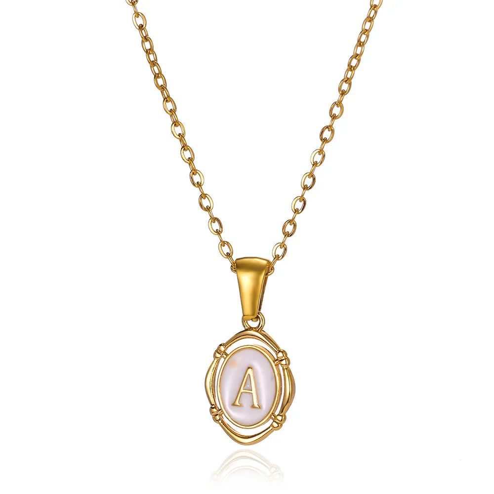 A-Z Initial Letter Necklace for Girls & Boys | Alphabet Name-Style Jewellery Birthday Gift!