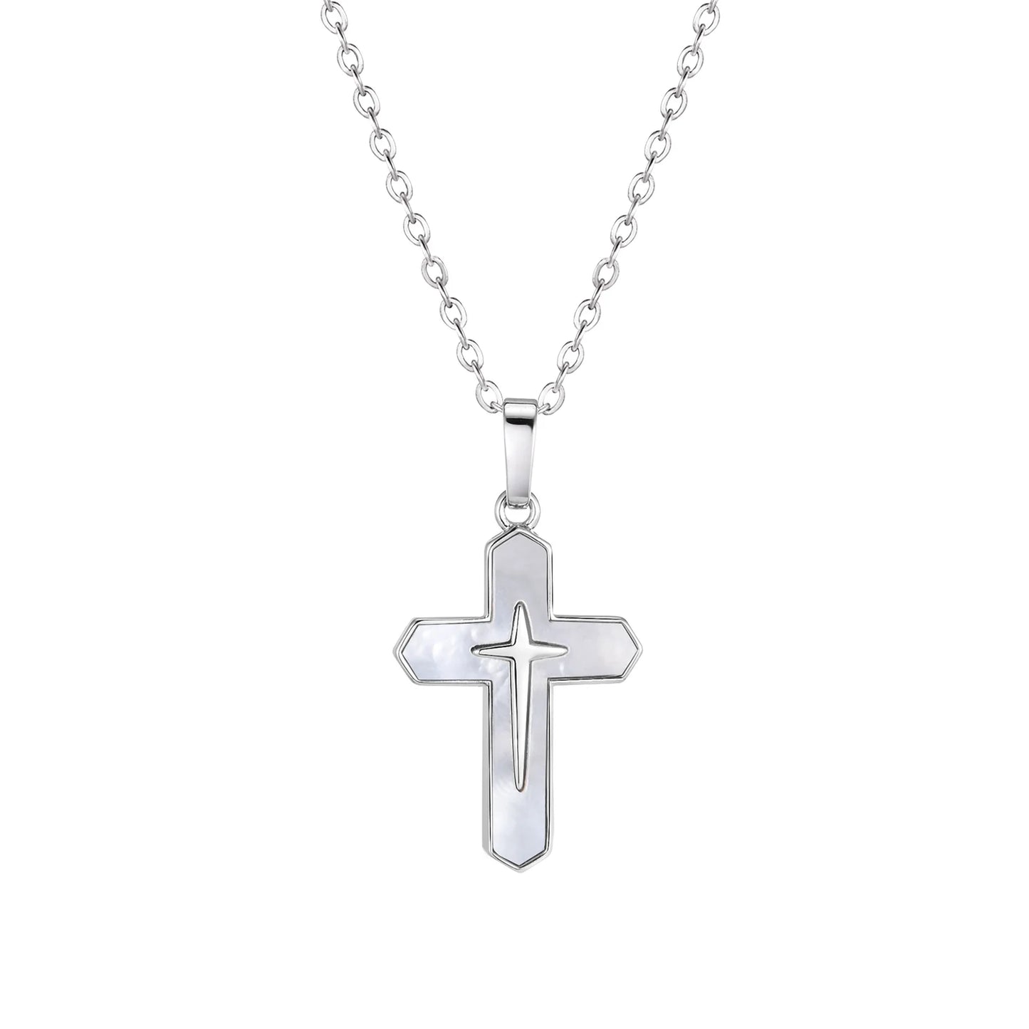✨ 14K Gold Plated Cross Pendant Necklace for Girls – Dainty Religious Faith Necklace!