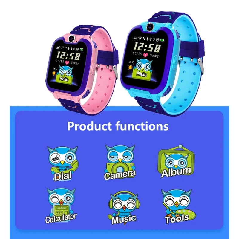 Unlock Adventure: Boys Girls 7 Puzzle Games Smart Watch with 2G SIM - The Ultimate Fun-Filled Gift!