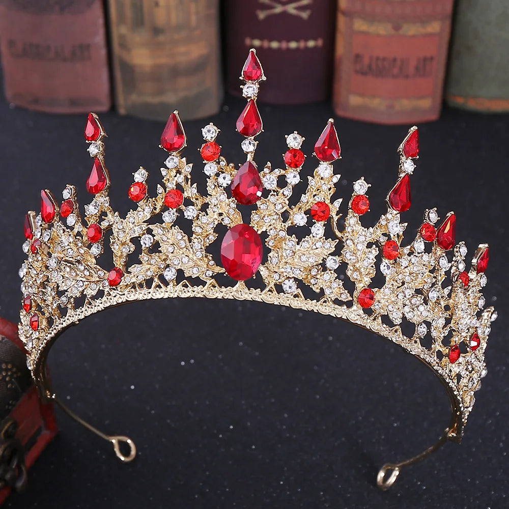 Baroque Retro Crystal Tiaras - Pageant, Prom, and Special Occasion Headband for Unparalleled Elegance!