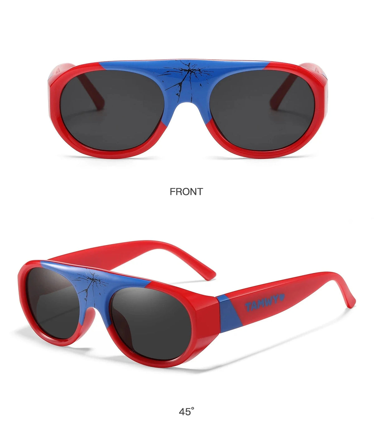Kids UV400 Sunglasses for Boys & Girls | Flexible Polycarbonate Frame & Lenses | Outdoor Beach Sport Shades Under 8!