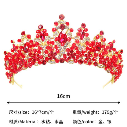 Glamour Unveiled: Gorgeous Crystal Princess Tiara For Party, Pageant, Prom - Fit for Royalty!
