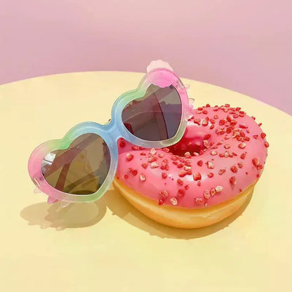 Girls Heart Shaped Sunglasses | Kids Beach, Travel & Outdoor Play Sun Shades!