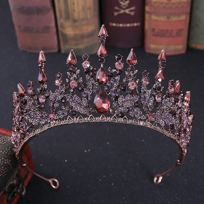 Baroque Retro Crystal Tiaras - Pageant, Prom, and Special Occasion Headband for Unparalleled Elegance!