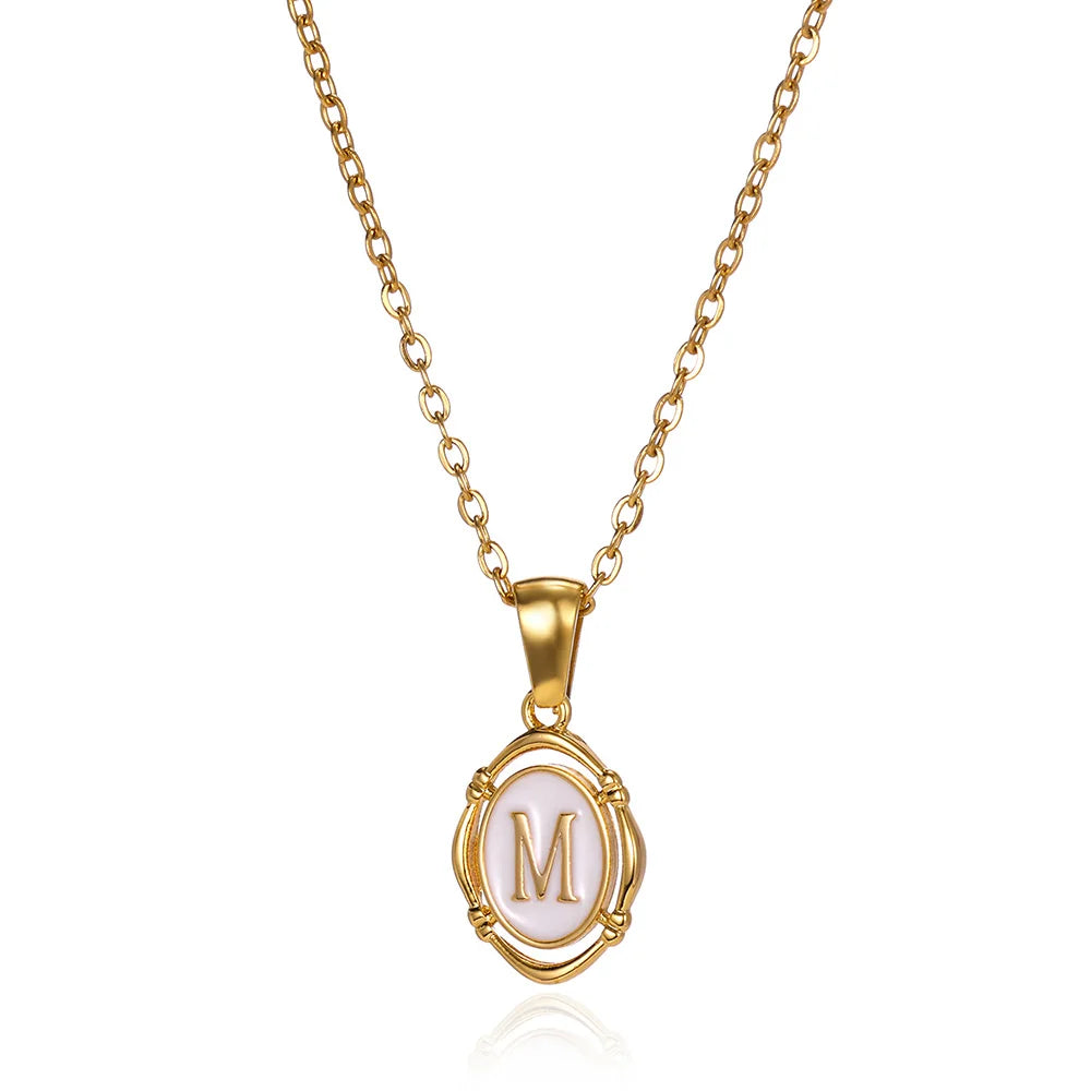 A-Z Initial Letter Necklace for Girls & Boys | Alphabet Name-Style Jewellery Birthday Gift!