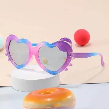 Girls Heart Shaped Sunglasses | Kids Beach, Travel & Outdoor Play Sun Shades!