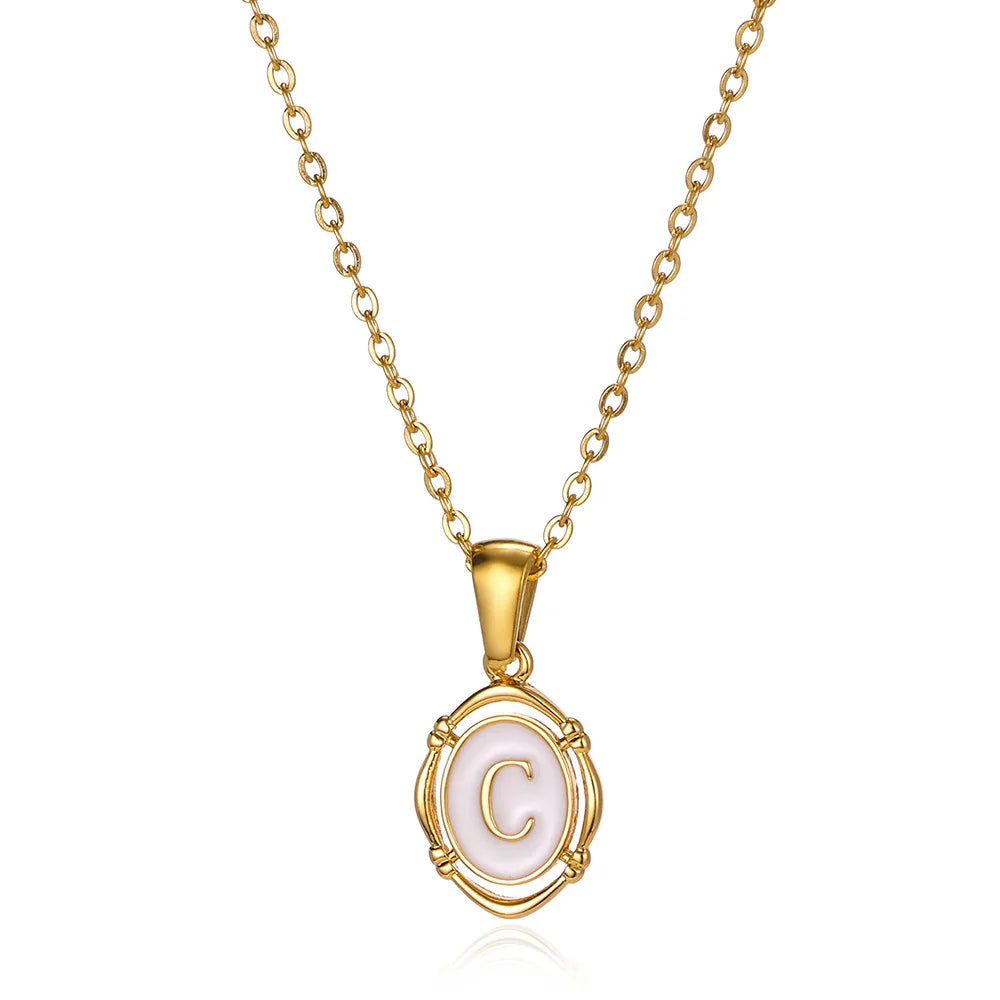 A-Z Initial Letter Necklace for Girls & Boys | Alphabet Name-Style Jewellery Birthday Gift!