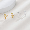 Timeless Elegance: 925 Sterling Silver and Pearl Tulip Stud Earrings - Exquisite Accessories for Girls, Teens, and Women!