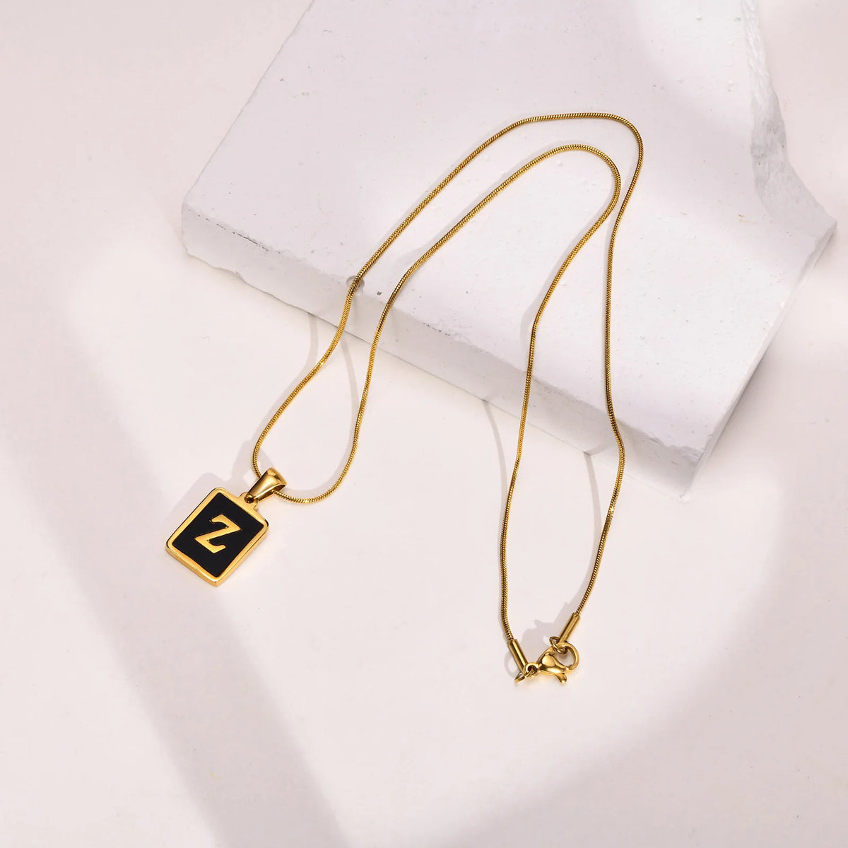 Personalised Stainless Steel Initial Letter Necklace | Unisex Alphabet Pendant | Birthday & Special Occasion Gift!