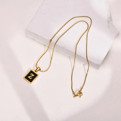 Personalised Stainless Steel Initial Letter Necklace | Unisex Alphabet Pendant | Birthday & Special Occasion Gift!
