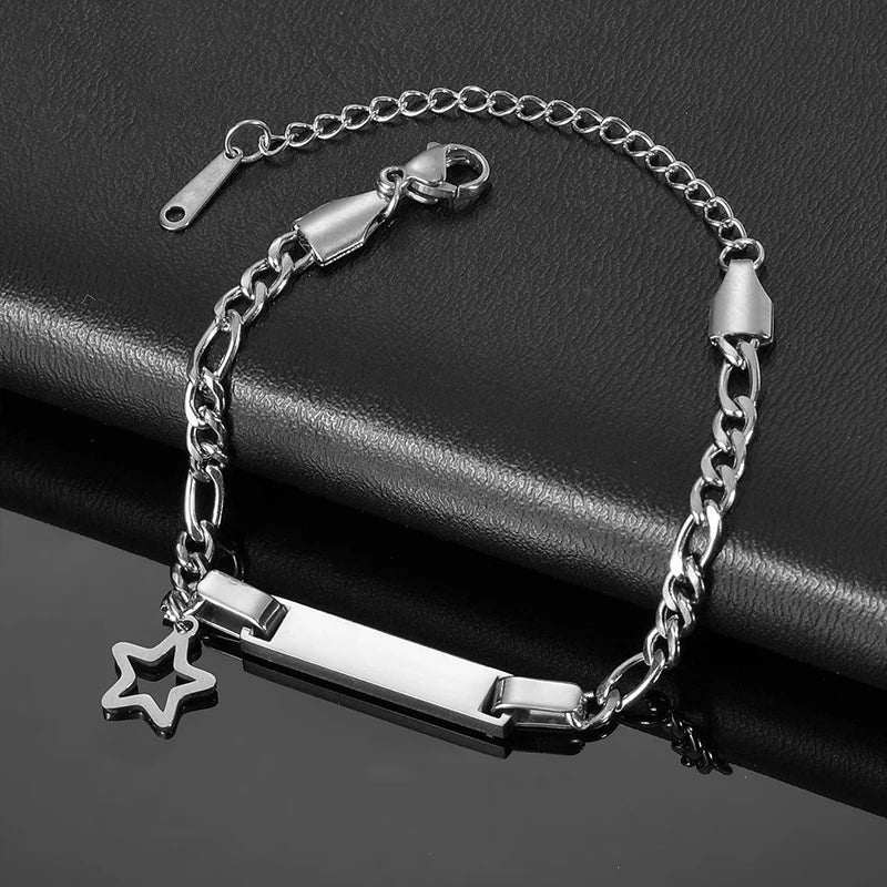 Adjustable personalized bracelet for babies and toddlers.