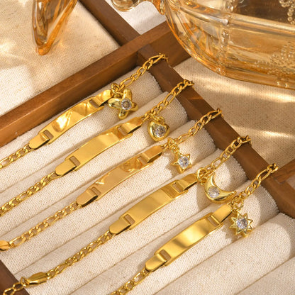 Elegant personalized bracelet designed for babies and toddlers.