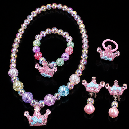 Cute rabbit themed jewelry set for girls