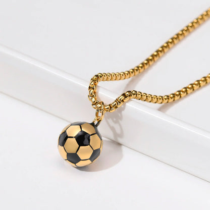 Sports pendant necklace designed for football lovers.