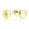 Radiant Elegance: Cute 100% 925 Sterling Silver Round Everyday Stud Earrings - Fine Jewelry for Girls, Teens, and Women!