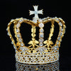 Vintage Royalty Unleashed: Crystal Crowns for Boys and Girls - Unisex Regal Touch in Hair Jewelry Accessories!