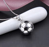 Goal-bound Spirit: 925 Sterling Silver Football Necklace for All Ages!